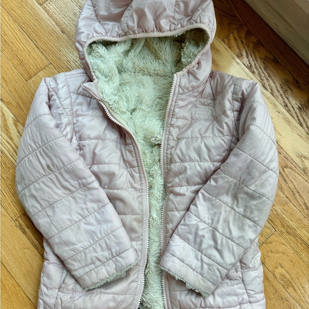 Girls North Face Reversible Shasta Jacket size 5